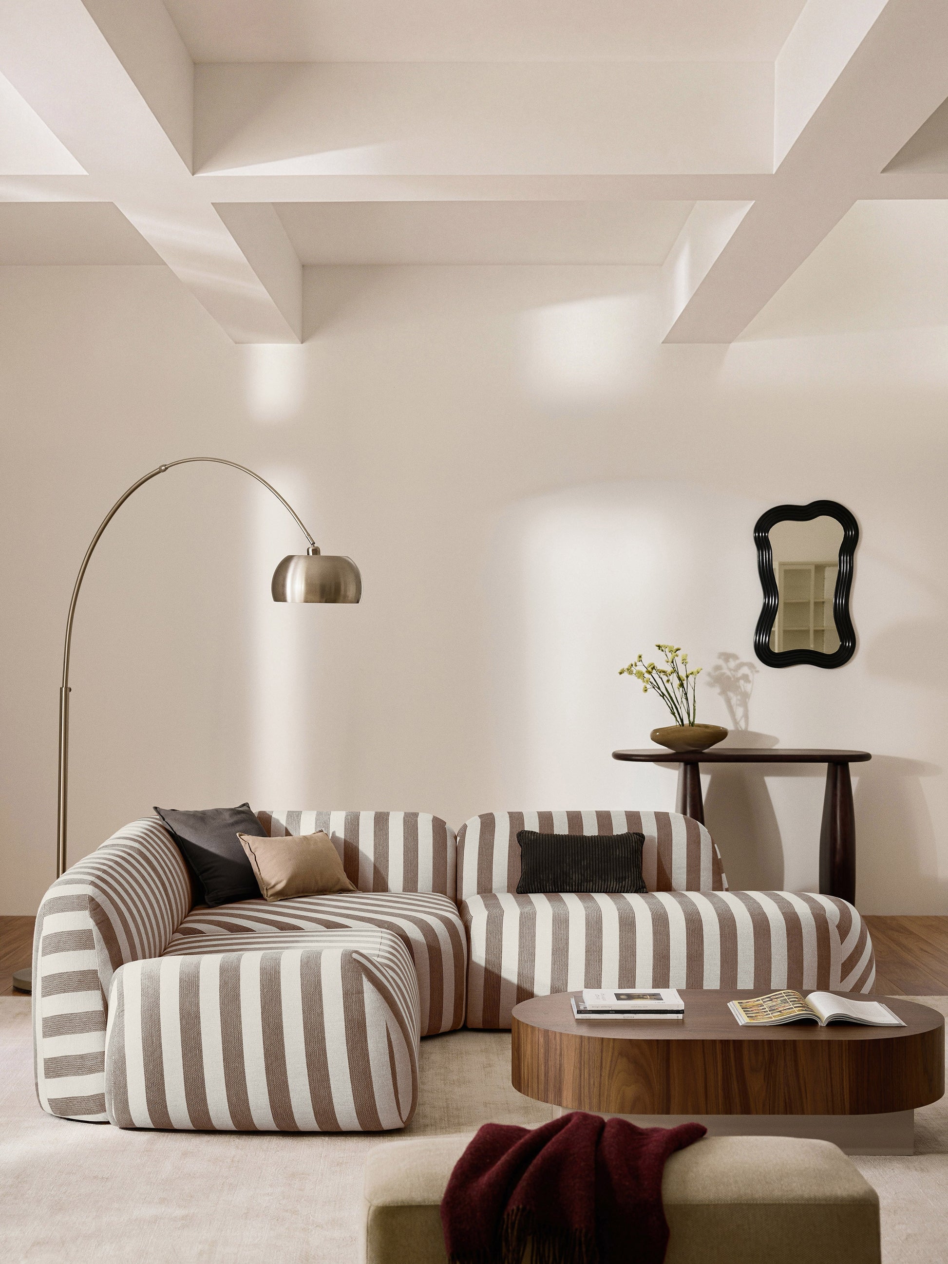 Draggery Wolke Chaise Unit, Striped