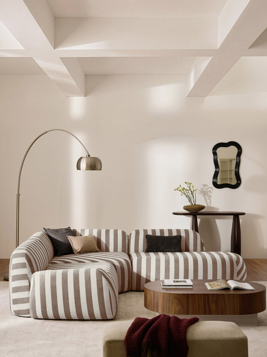Draggery Wolke Chaise Unit, Striped