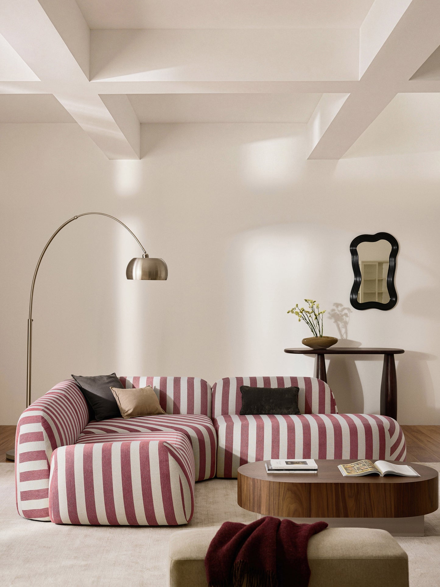 Draggery Wolke Chaise Unit, Striped