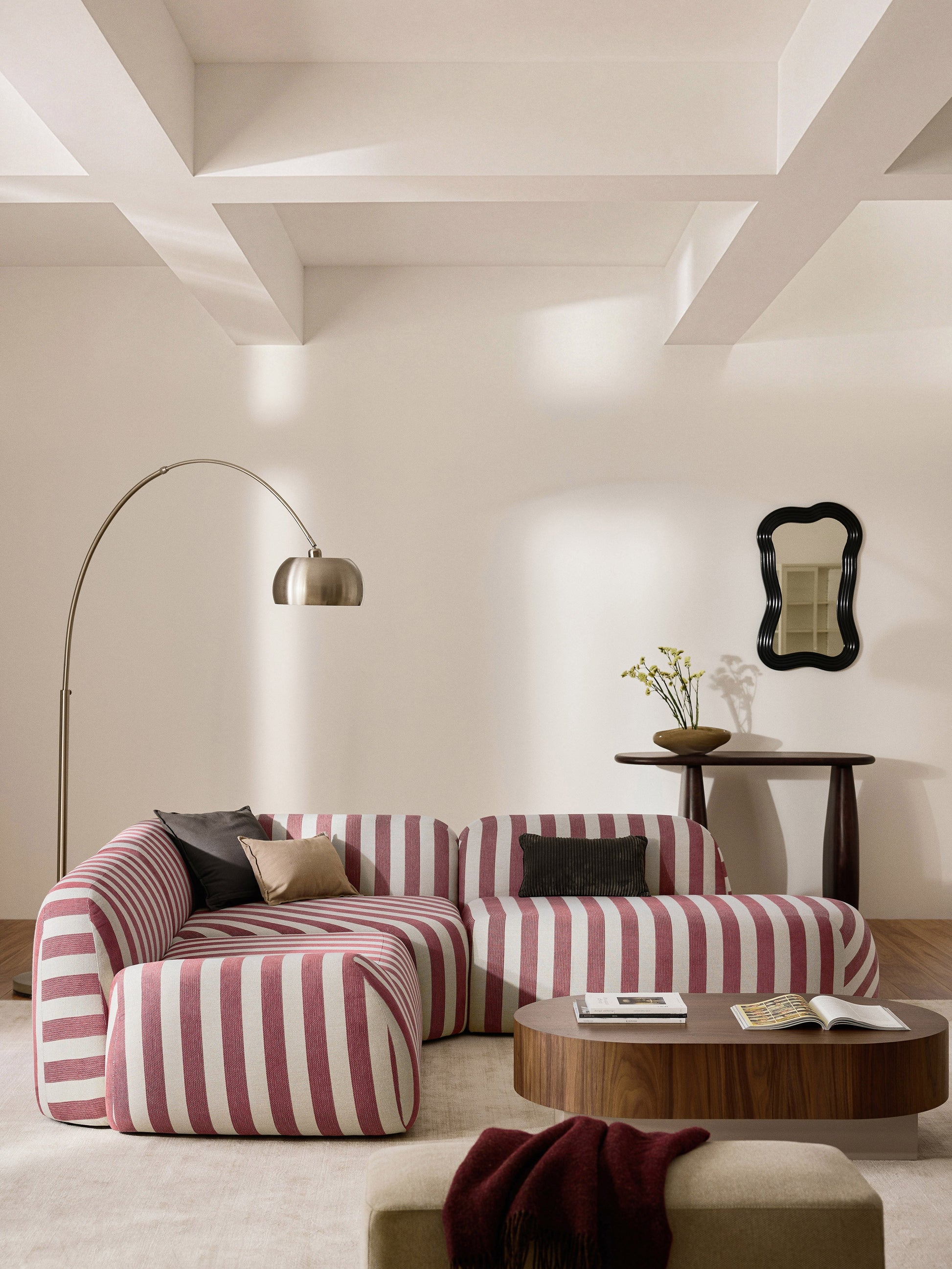 Draggery Wolke Chaise Unit, Striped