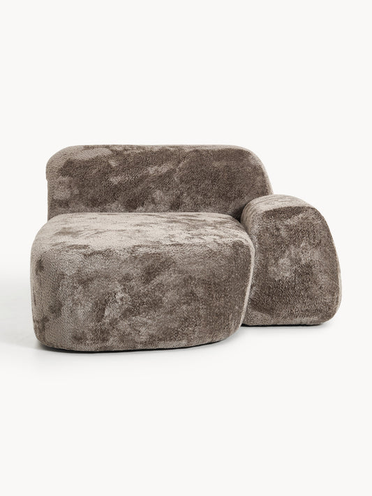 Draggery Wolke Chaise with Teddy Bouclé Cover