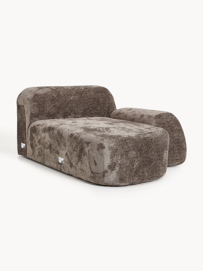 Draggery Wolke Chaise with Teddy Bouclé Cover