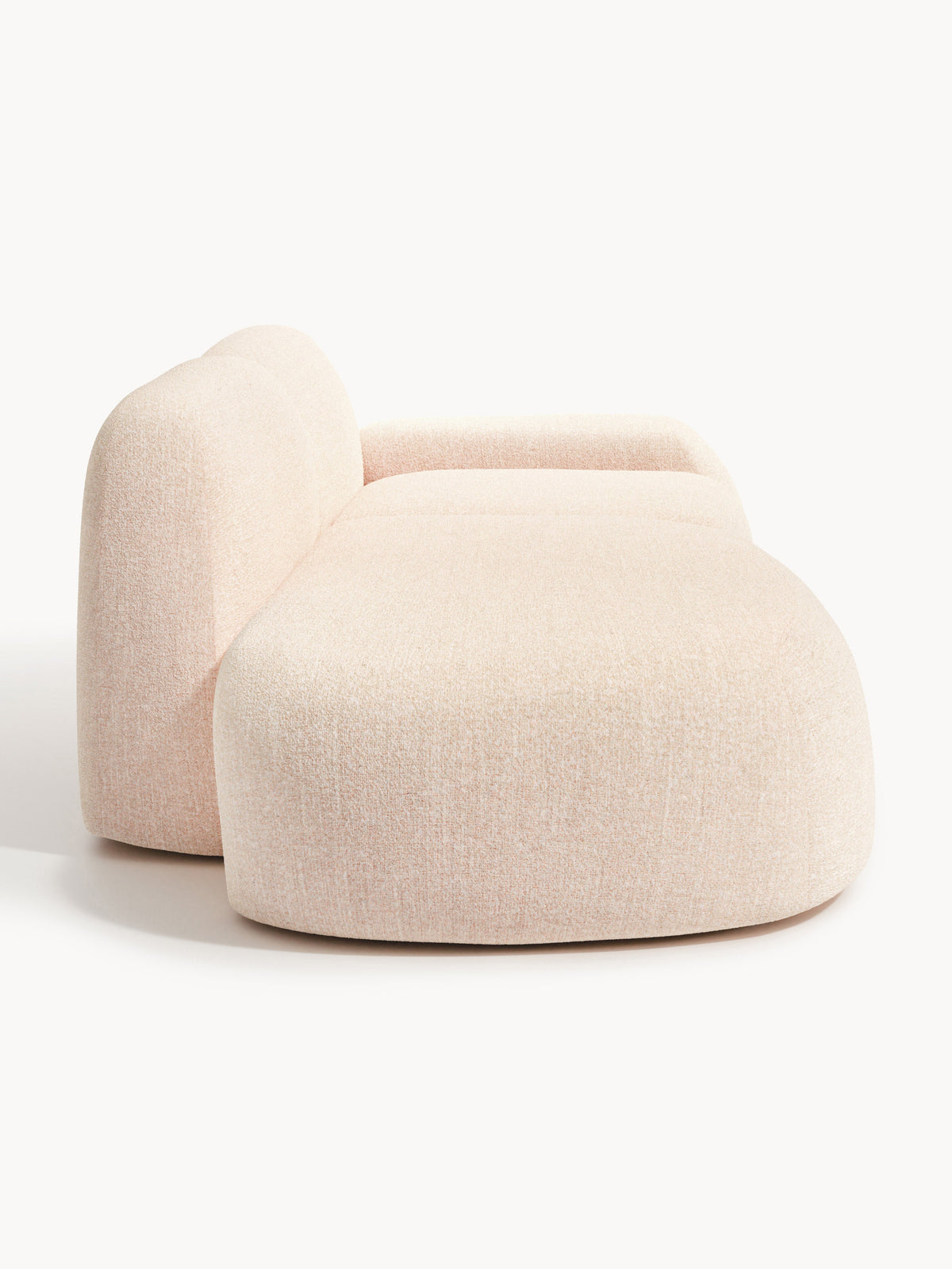 Draggery Wolke Modular Chaise in Bouclé (3-Seater)