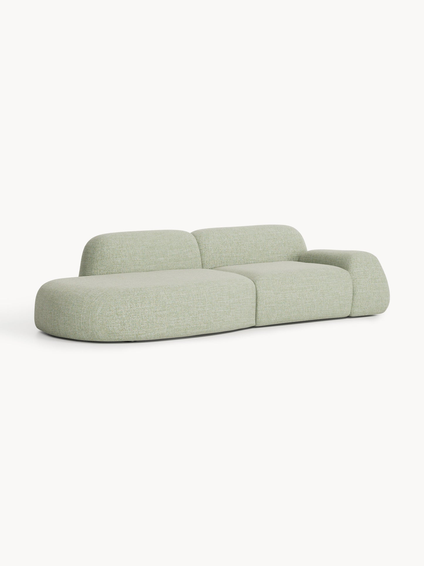 Draggery Wolke Modular Chaise in Bouclé (3-Seater)