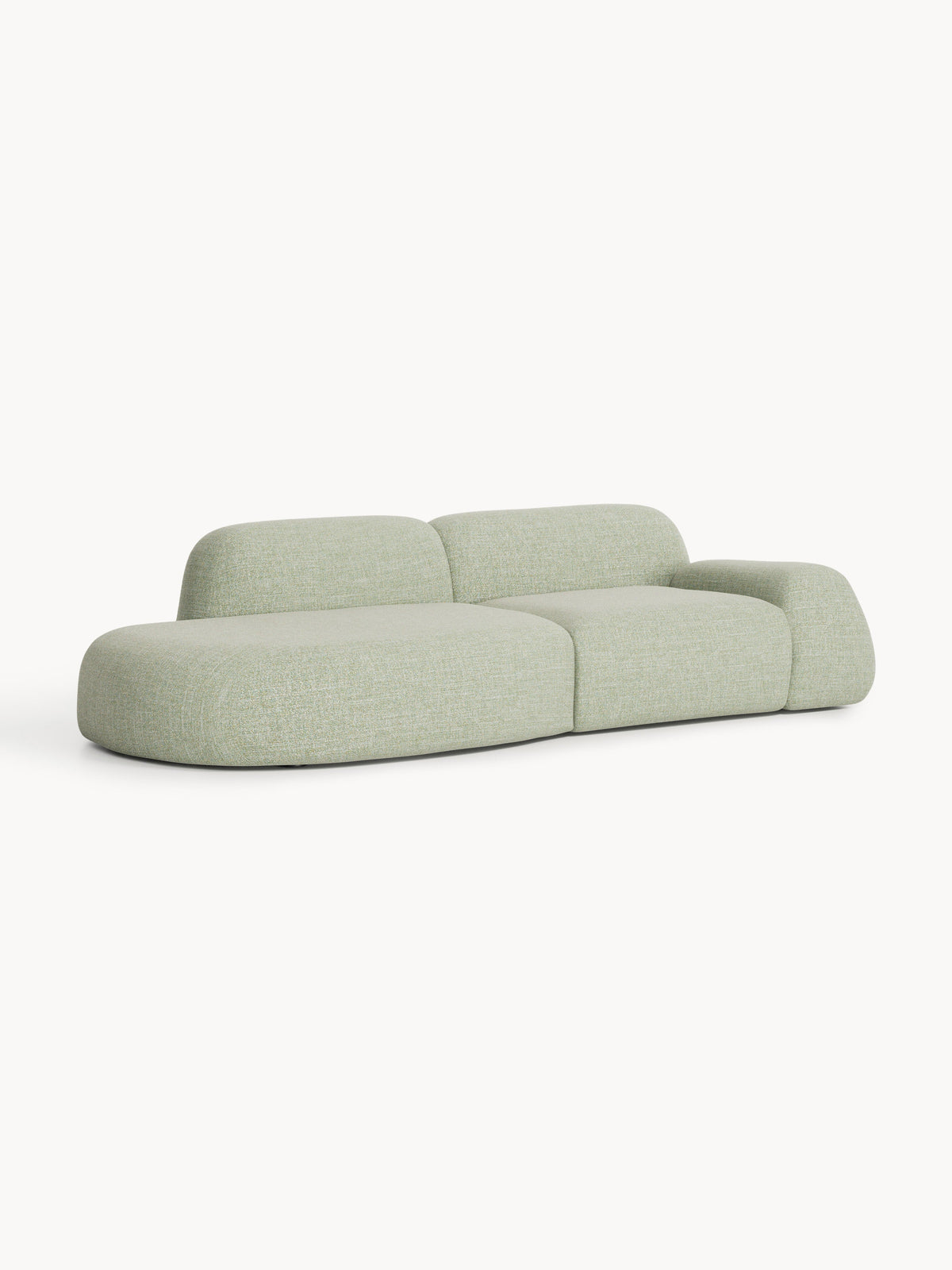 Draggery Wolke Modular Chaise in Bouclé (3-Seater)