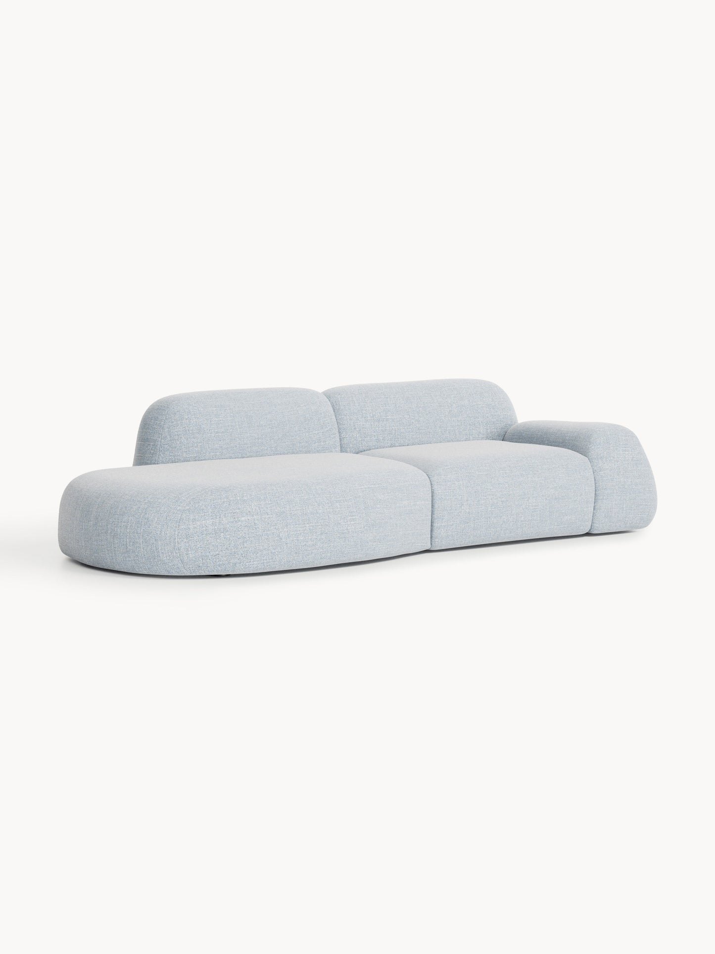Draggery Wolke Modular Chaise in Bouclé (3-Seater)