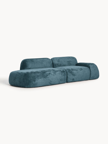 Draggery Wolke Modular Chaise with Teddy Bouclé Cover (3-Seater)
