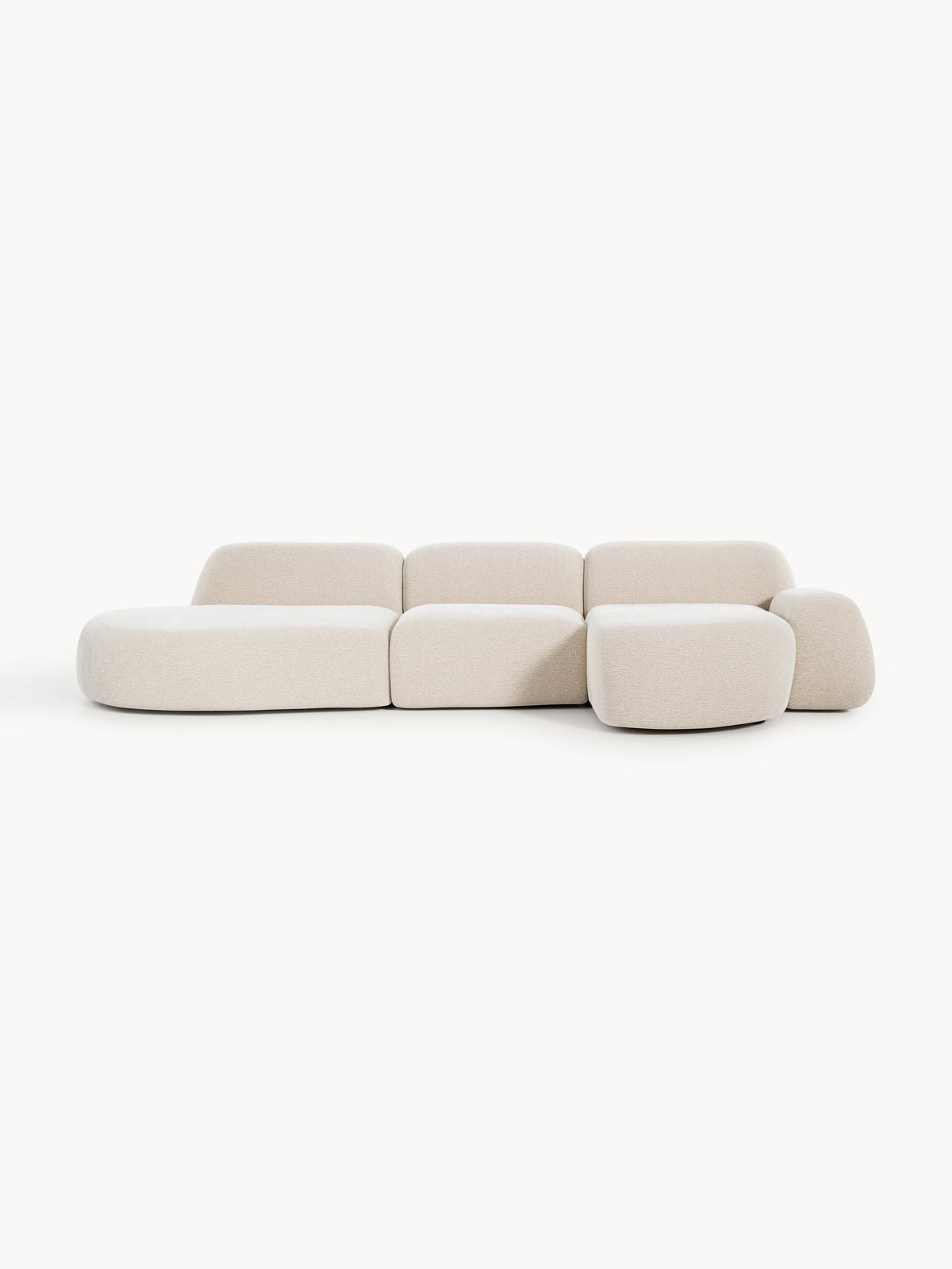 Draggery Wolke Modular Corner Sofa and Chaise Longue, 4-Seater