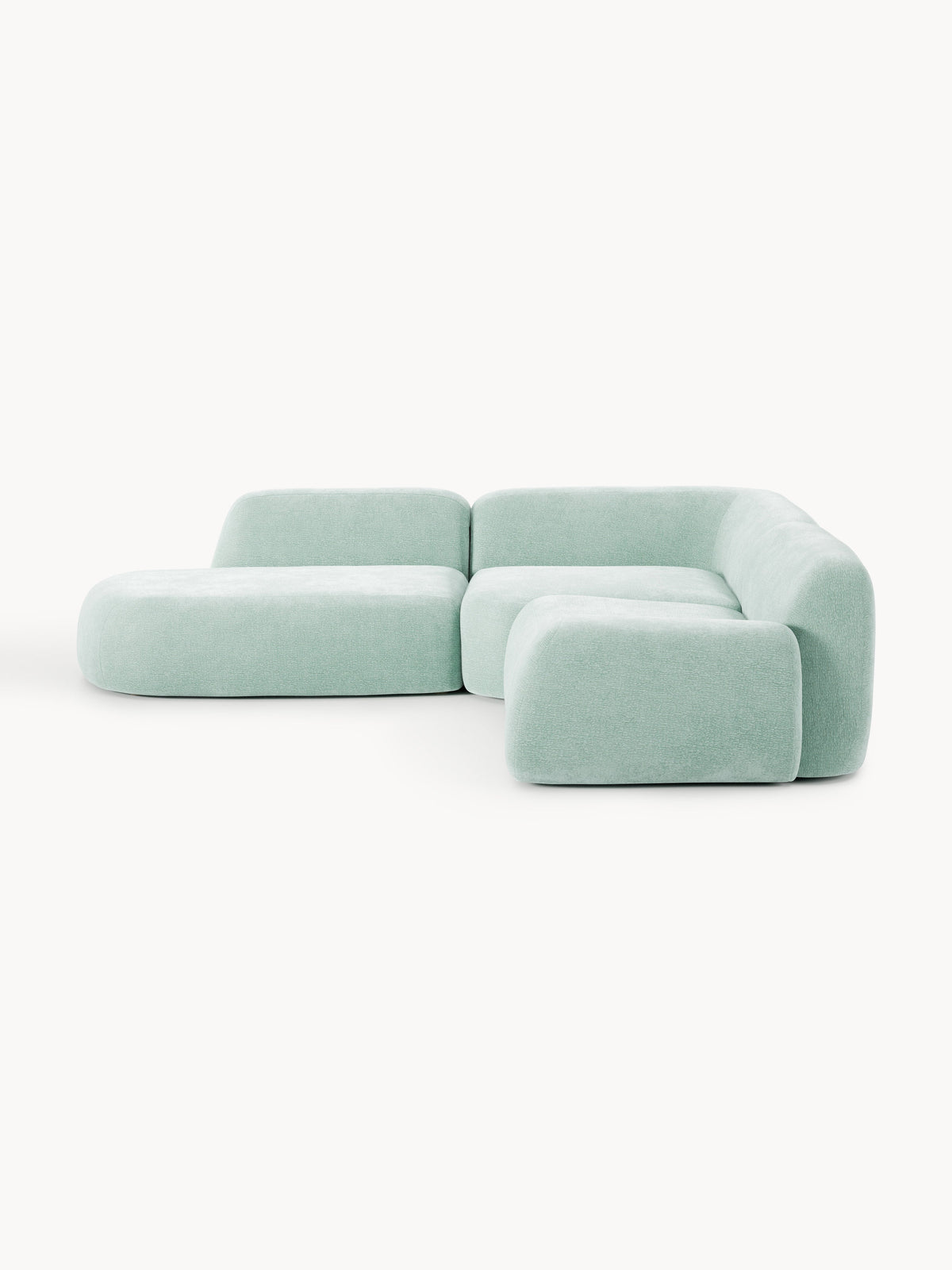 Draggery Wolke Modular Corner Sofa and Chaise Longue, 4-Seater