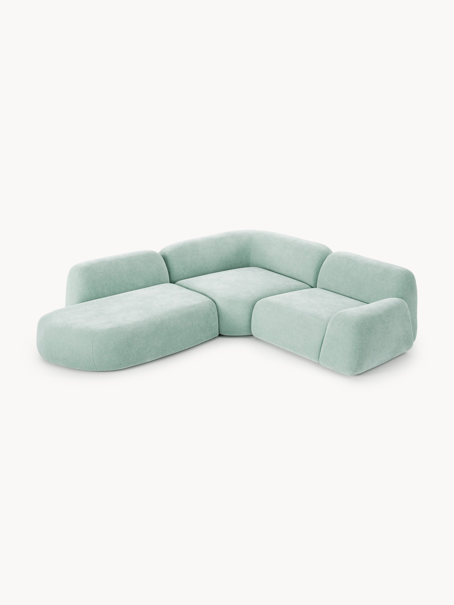 Draggery Wolke Modular Corner Sofa and Chaise Longue, 4-Seater