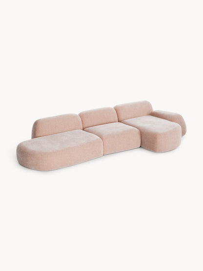 Draggery Wolke Modular Corner Sofa and Chaise Longue, 4-Seater