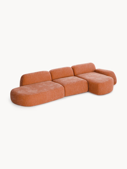 Draggery Wolke Modular Corner Sofa and Chaise Longue, 4-Seater