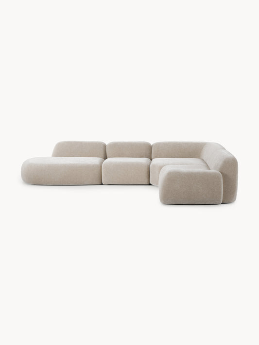 Draggery Wolke Modular Corner Sofa and Chaise Longue, XL