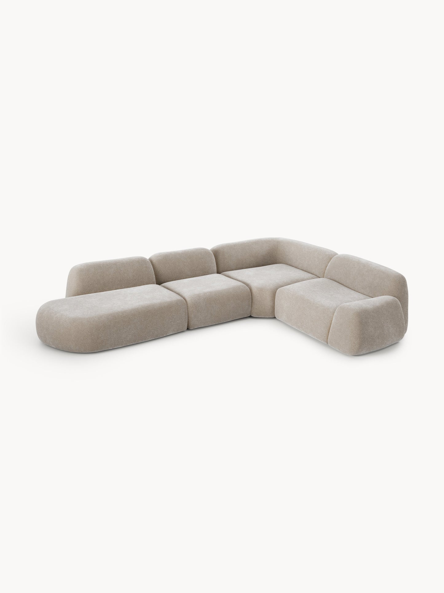 Draggery Wolke Modular Corner Sofa and Chaise Longue, XL