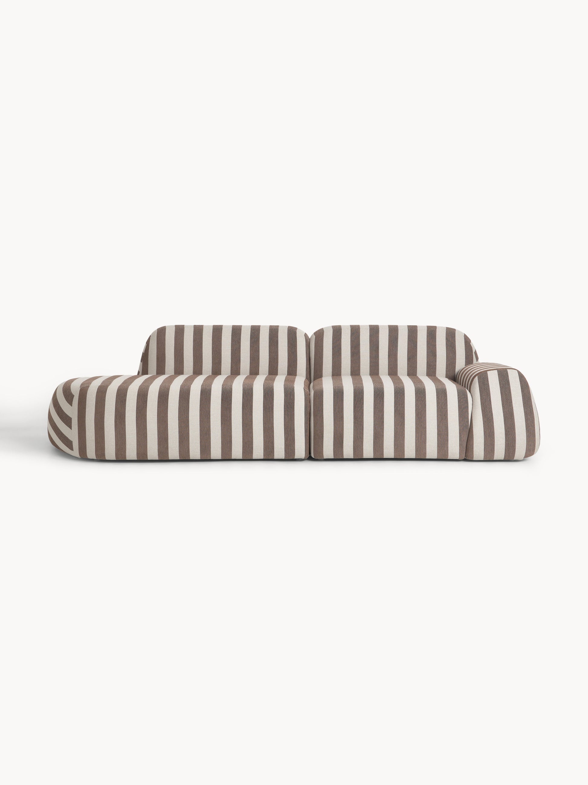 Draggery Wolke Modular Sofa, Striped (3-Seater)