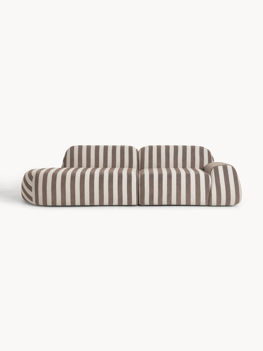 Draggery Wolke Modular Sofa, Striped (3-Seater)