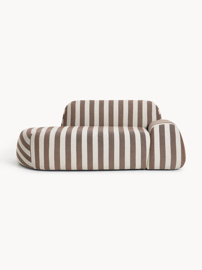 Draggery Wolke Striped Sofa and Chaise Longue, 2-Seater